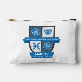 Bolsito Accesorio Pequeño Crest de cumpleaños de Piscis™ para el 1-20 de mar