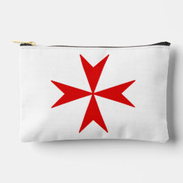 Bolsito Accesorio Pequeño Cruz de Malta (roja)