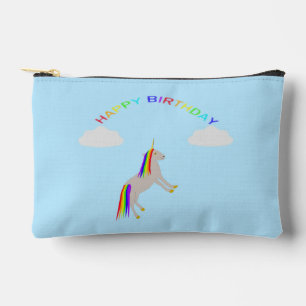Bolsito Accesorio Pequeño Cumpleaños de la fantasía Unicornio Arcoiris y nub