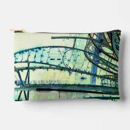 Bolsito Accesorio Pequeño Curvas azules