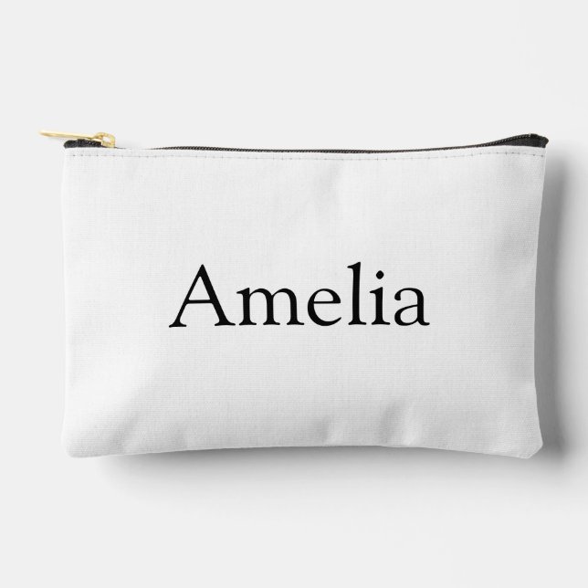 Bolsito Accesorio Pequeño  Custom Makeup Bag,Personalized Cosmetic Bag,Monog (Anverso)
