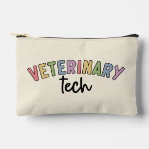 Bolsito Accesorio Pequeño Custom Name Veterinary Tech Técnico de Vet