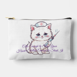 Bolsito Accesorio Pequeño Custom Nurse Cat Skilled Enough