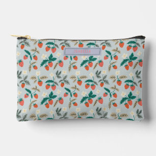 Bolsito Accesorio Pequeño Custom Vintage Cottagecore Strawberry Pattern