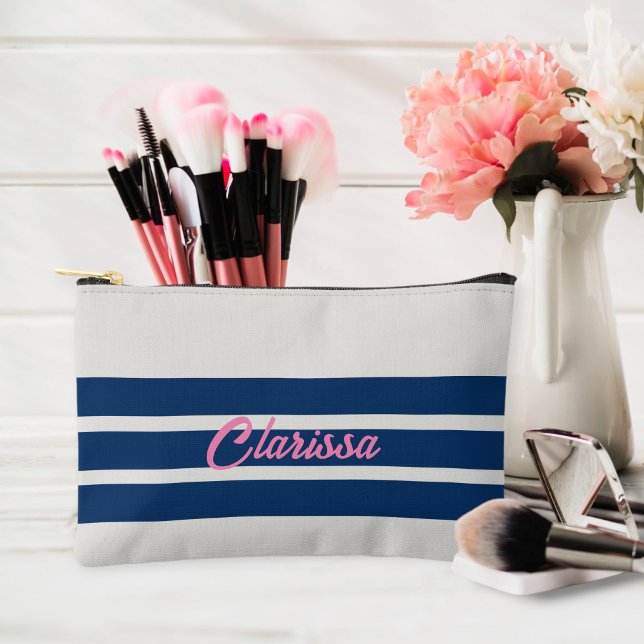Bolsito Accesorio Pequeño Customized canvas accessory bag - Customized strip (Subido por el creador)