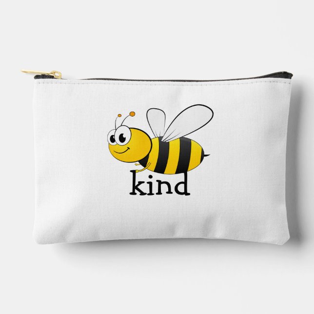 Bolsito Accesorio Pequeño Cute Bee Kind (Anverso)