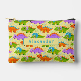 Bolsito Accesorio Pequeño Cute carpeta personalizable con estampado de dinos