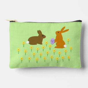 Bolsito Accesorio Pequeño Cute conejitos de Pascua y Daffodils