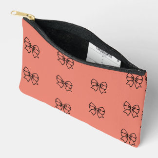 Bolsito Accesorio Pequeño Cute Estuche Para Lápices Con Patrón De Lazo Coque