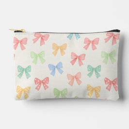 Bolsito Accesorio Pequeño Cute Girly Pastel Coquette Bow Pattern