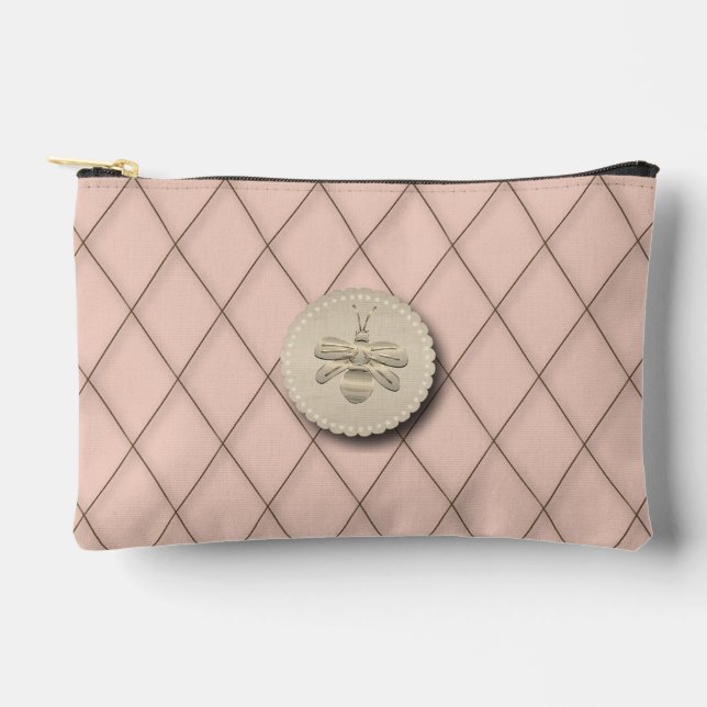 Bolsito Accesorio Pequeño Cute Gold Bee Gift (Anverso)