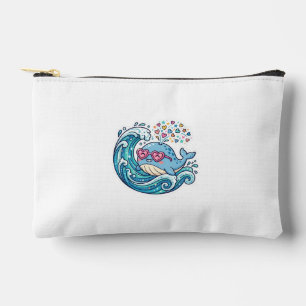 Bolsito Accesorio Pequeño Cute Kawaii Ballena Azul Verano Gafas de Corazón S