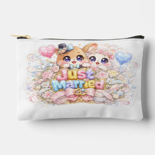 Bolsito Accesorio Pequeño Cute Kawaii Pareja Recién Casada Animales Pastel P