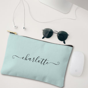 Bolsito Accesorio Pequeño Cute Minimalista Femenina Nombre Personalizado A