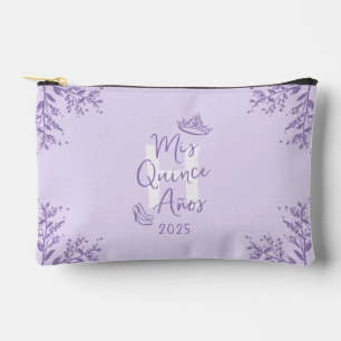 Bolsito Accesorio Pequeño Cute Monograma Lavender Mis Quince Anos