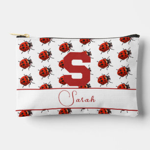 Bolsito Accesorio Pequeño Cute Monogrammed Ladybug Tema