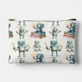 Bolsito Accesorio Pequeño Cute robot storybook illustration kidd