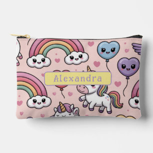 Bolsito Accesorio Pequeño Cute Unicornio Arcoíris