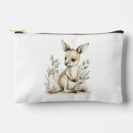 Bolsito Accesorio Pequeño Cute watercolour baby animal alphabet Kangaroo