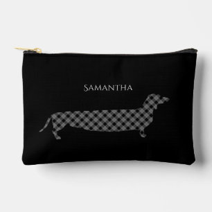 Bolsito Accesorio Pequeño Dachshund en negro personalizado