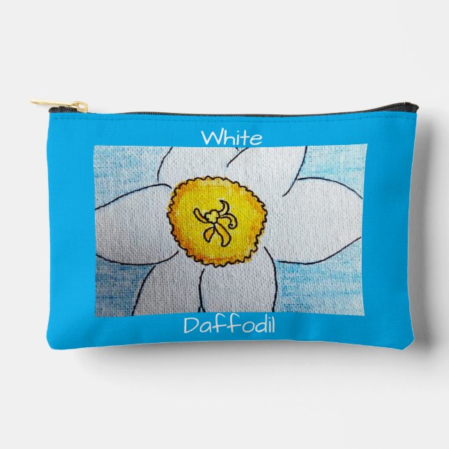 Bolsito Accesorio Pequeño Daffodil blanco (Anverso)