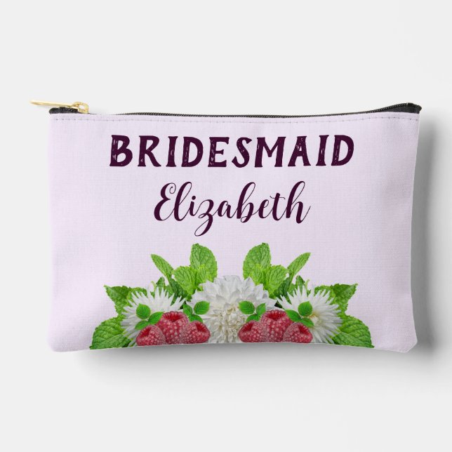 Bolsito Accesorio Pequeño Dahlia de Jardín Despedida de Soltera (Anverso)