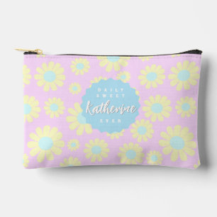 Bolsito Accesorio Pequeño Daisy Baby Pastel Rosa Amarillo Azul