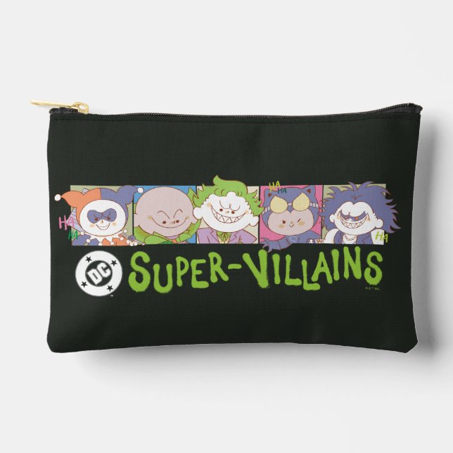 Bolsito Accesorio Pequeño DC Super-Villains Cartoon Lineup (Anverso)