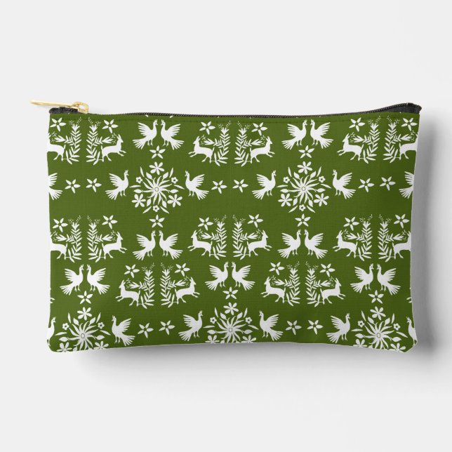 Bolsito Accesorio Pequeño Decoración para el hogar Otomi mexicana (Anverso)