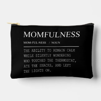 Bolsito Accesorio Pequeño Definición de Momfulness Diseño Divertido Termosta