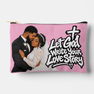 Bolsito Accesorio Pequeño Deja que Dios escriba tu historia de amor