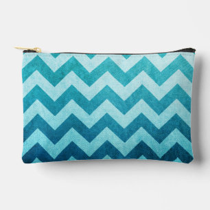Bolsito Accesorio Pequeño Denim Chevron por Shirley Taylor