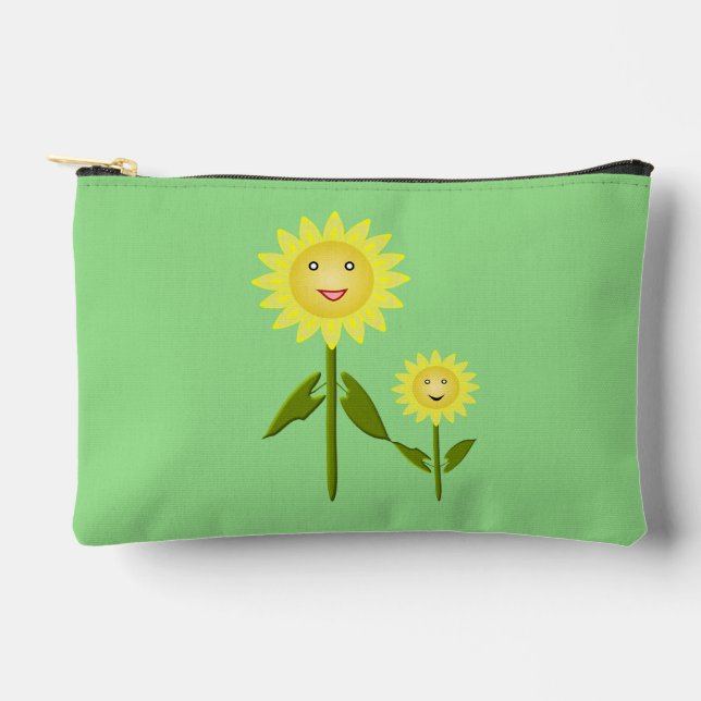 Bolsito Accesorio Pequeño Día de la Madre Sunflowers Patterned (Anverso)