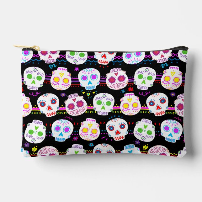 Bolsito Accesorio Pequeño Día De Las Cránulas Azucareras Muertas (Anverso)