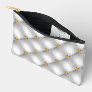 Bolsito Accesorio Pequeño Diamantes de oro blanco