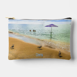Bolsito Accesorio Pequeño Días de playa, Cape Haze, pájaros observando a la