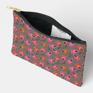 Bolsito Accesorio Pequeño Dibujo Paisley.