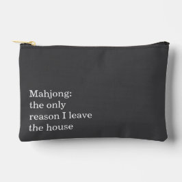 Bolsito Accesorio Pequeño Dicho divertido de Mahjong introvertido humor iden