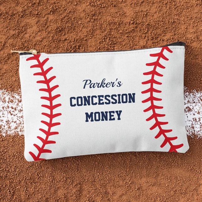 Bolsito Accesorio Pequeño Dinero de concesión de béisbol personalizado (Subido por el creador)