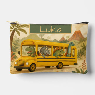 Bolsito Accesorio Pequeño Dinosauri Niños Lindos Autobús Escolar Personaliza