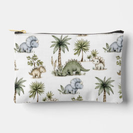 Bolsito Accesorio Pequeño Dinosaurios Bebés Adorables en Acuarela