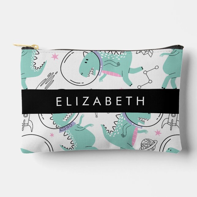 Bolsito Accesorio Pequeño Dinosaurios Espaciales, Dinosaurios Cutos, Estrell (Anverso)