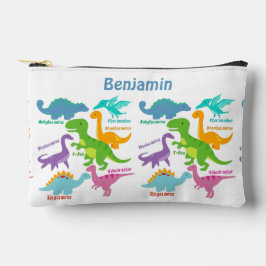 Bolsito Accesorio Pequeño Dinosaurios Y Nombres Infantiles