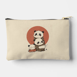 Bolsito Accesorio Pequeño Diseño Cute Pandas