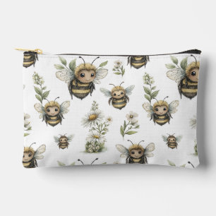 Bolsito Accesorio Pequeño Diseño de abejorro en acuarela adorable   Abeja pa