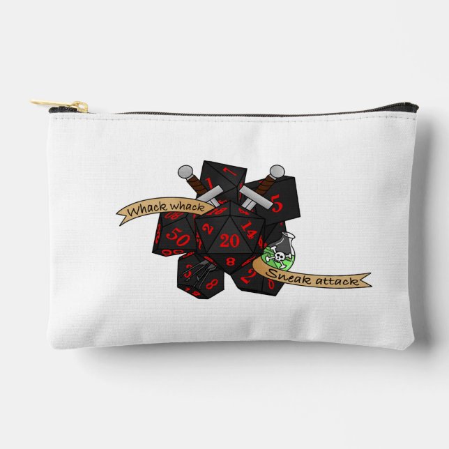 Bolsito Accesorio Pequeño Diseño de dados de moda (Anverso)