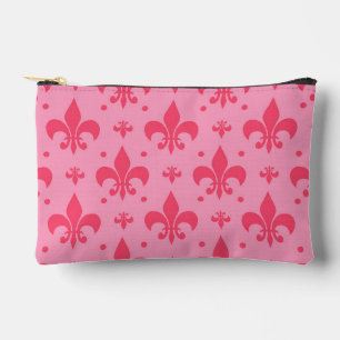Bolsito Accesorio Pequeño Diseño de patrones de flor rosado de lis