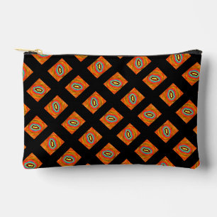 BOLSITO ACCESORIO PEQUEÑO DISEÑO DE TIPO AFRO ART ABORIGINAL