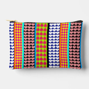 Bolsito Accesorio Pequeño Diseño del patrón bohemio moderno de franjas bohem