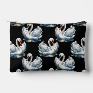 Bolsito Accesorio Pequeño Diseño del patrón de aves de cisne
